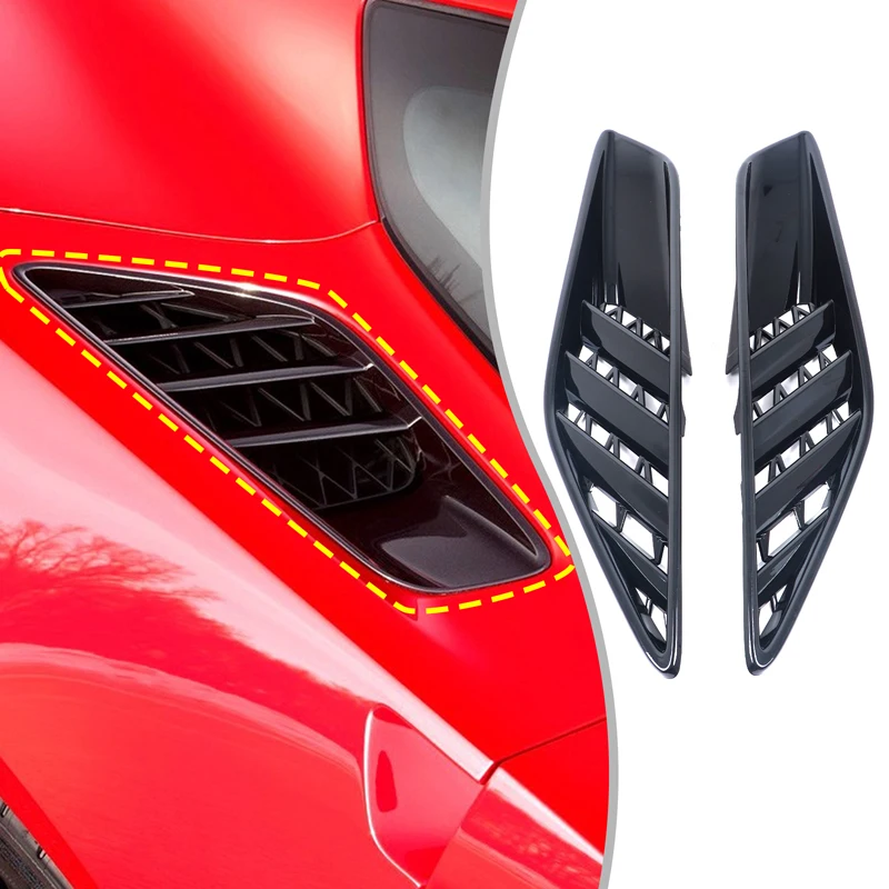For Corvette C7 2014-2019 rear fender air guide frame Deflector decorative frame Car decoration ABS Carbon fiber pattern 2pcs
For Corvette C7 2014-2019 rear fender air guide frame Deflector decorative frame Car decoration ABS Carbon fiber pattern 2pcs