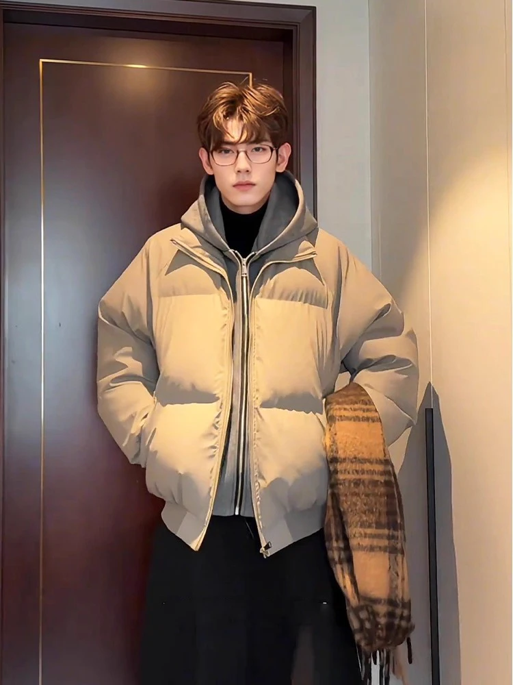 Warmth Insulated ort PU Leather Jaet Men's Winter Cotton Coat Thi American Sle ort ape Cotton Padded Jaet
Warmth Insulated ort PU Leather Jaet Men's Winter Cotton Coat Thi American Sle ort ape Cotton Padded Jaet