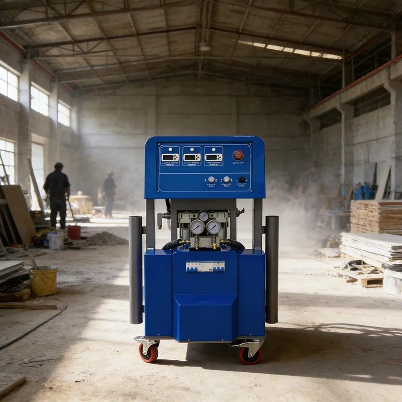 High Pressure Polyurethane Spray Foam Machine with Proportioning Pump and Heated Hose for Insulation Coating
High Pressure Polyurethane Spray Foam Machine with Proportioning Pump and Heated Hose for Insulation Coating