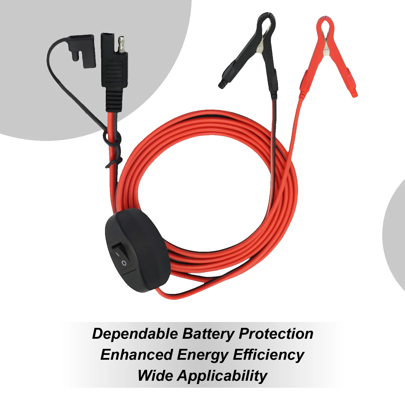 SAE Connector Battery Charger Cable With Button Quick Connector SAE Adapter For Car ATV Trailer Lawn Mower RV Tractor 
SAE Connector Battery Charger Cable With Button Quick Connector SAE Adapter For Car ATV Trailer Lawn Mower RV Tractor