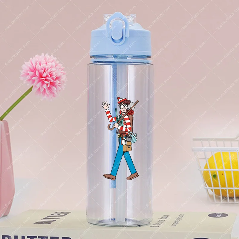 Cartoon Cute Water Bottle 700ML Juice Mug Wheres Waldo Anime Plastic Straw Cup Wally Leakproof Portable Sport Bottles Gifts 2026
Cartoon Cute Water Bottle 700ML Juice Mug Wheres Waldo Anime Plastic Straw Cup Wally Leakproof Portable Sport Bottles Gifts 2026
