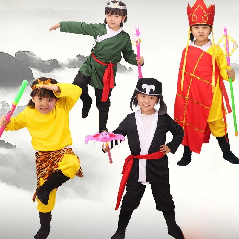 Halloween Cartoon Journey to the West Costume Props Sand Monk Stage Performance Gift Women's Ethnic Clothing Stage Costume
Halloween Cartoon Journey to the West Costume Props Sand Monk Stage Performance Gift Women's Ethnic Clothing Stage Costume