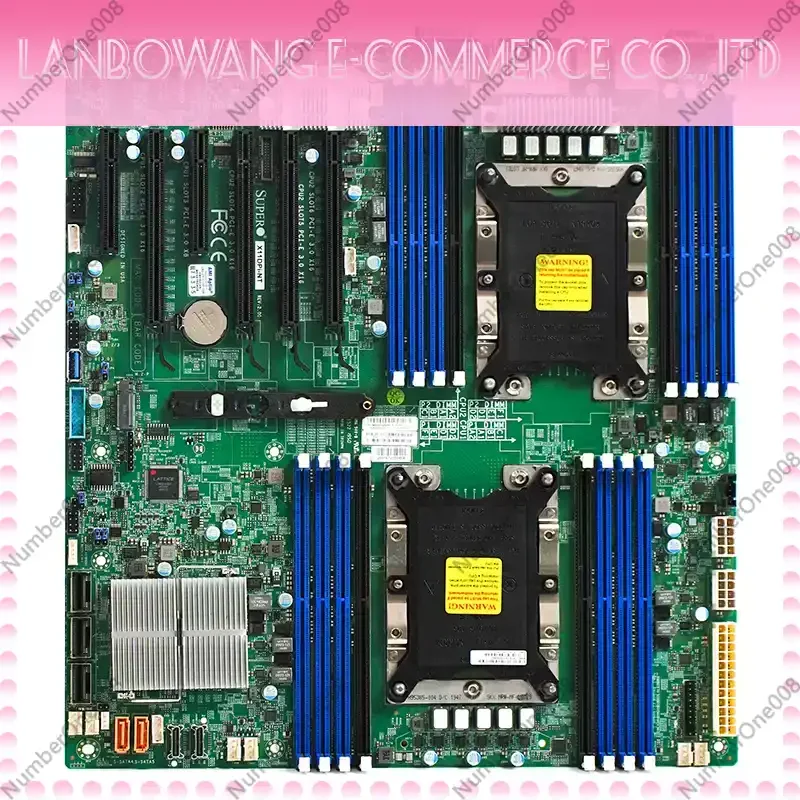 "X11DPI-NT Dual Server Motherboard – C621 Chipset 10GbE LGA3647 Used 95% New"
"X11DPI-NT Dual Server Motherboard – C621 Chipset 10GbE LGA3647 Used 95% New"