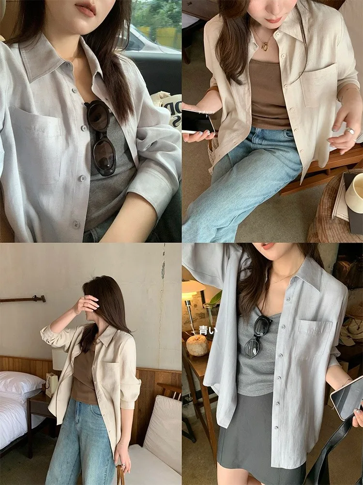 plus Size Women's Casual Long Sleeve Shirt Beautiful Plump Sister Summer New Style Elegant Small Shirt Loose Fit Square Collar
plus Size Women's Casual Long Sleeve Shirt Beautiful Plump Sister Summer New Style Elegant Small Shirt Loose Fit Square Collar