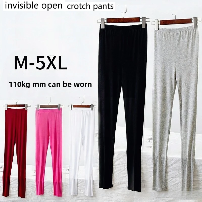 Invisible Zipper Open-crotch Pants Modal Leggings Women's Wear Spring and Autumn Thin High-waisted Thin Nine-point Pants
Invisible Zipper Open-crotch Pants Modal Leggings Women's Wear Spring and Autumn Thin High-waisted Thin Nine-point Pants