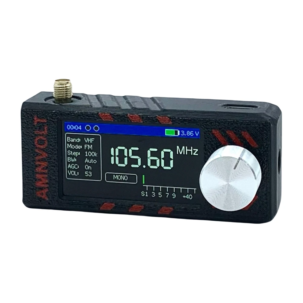 SI4732 0.5-108mhz LSB USB AM FM FM/AM Radio 1.9in IPS Screen Mini Pocket Radio HF SW MW VHF Portable Radio with Antenna
SI4732 0.5-108mhz LSB USB AM FM FM/AM Radio 1.9in IPS Screen Mini Pocket Radio HF SW MW VHF Portable Radio with Antenna