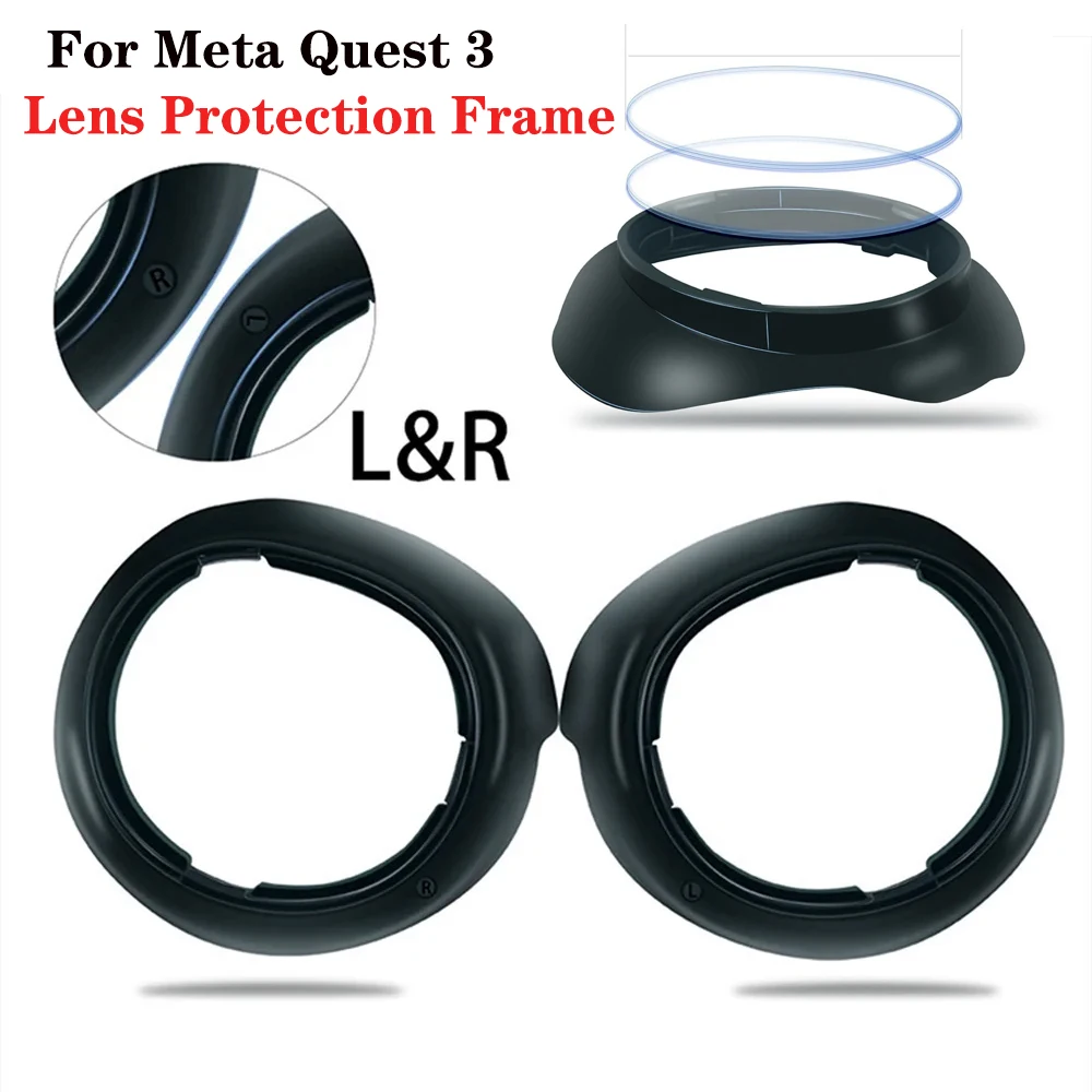 Lens Protection Cover Frame for Meta Quest 3 Controller Headset for Quest 3 VR Glasses Accessories
Lens Protection Cover Frame for Meta Quest 3 Controller Headset for Quest 3 VR Glasses Accessories
