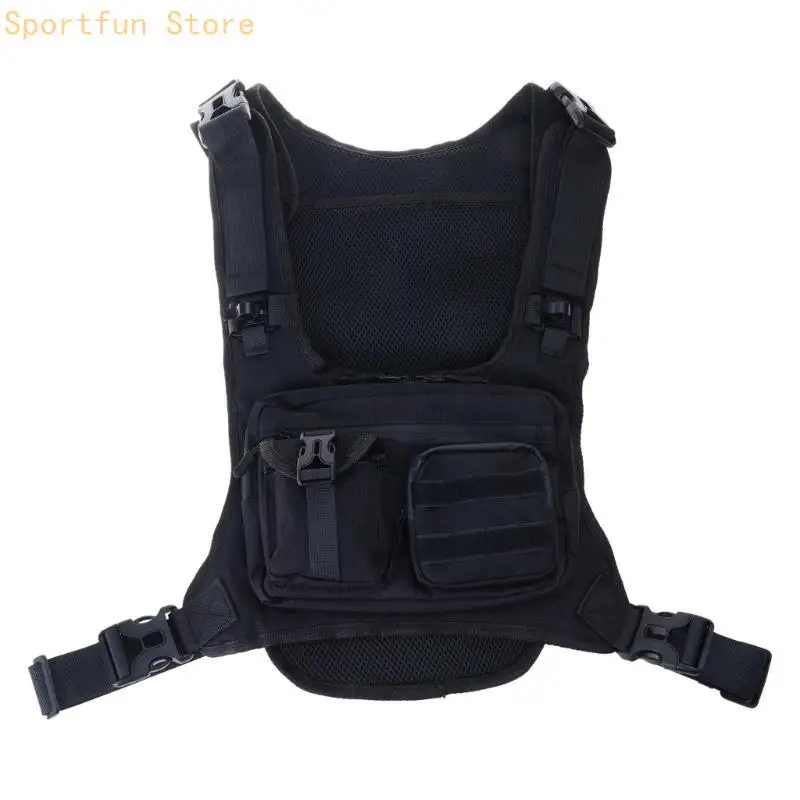 Многокарманный жилет для бега, сумка из водостойкой ткани, дышащий дизайн, регулируемый плечевой ремень, уличный X7JD
Многокарманный жилет для бега, сумка из водостойкой ткани, дышащий дизайн, регулируемый плечевой ремень, уличный X7JD