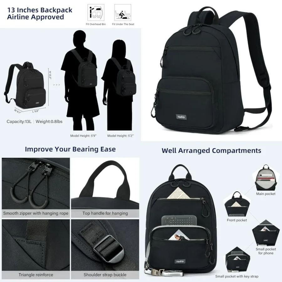 Carry On Travel Backpack For Men Women, Small Mini Work Bag Personal Item Backpacks, Camping Back Pack Lightweight Hiking Daypa
Carry On Travel Backpack For Men Women, Small Mini Work Bag Personal Item Backpacks, Camping Back Pack Lightweight Hiking Daypa