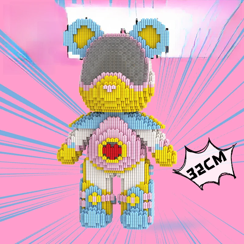 Tide Play 32cm Star Beauty Girl Bear Puzzle Building Block Toy Boys Girls Birthday Gift Living Room Ornament Anime Figure Moc
Tide Play 32cm Star Beauty Girl Bear Puzzle Building Block Toy Boys Girls Birthday Gift Living Room Ornament Anime Figure Moc