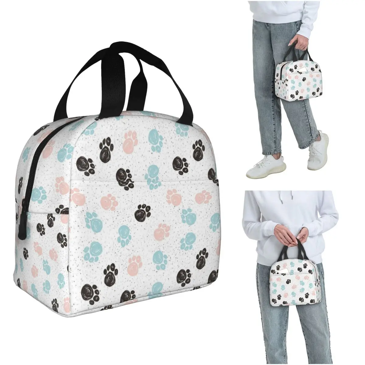 Pet Cute Paw Dogs Cats Insulated Lunch Bag for Kids School Cooler Thermal Food Box Tote Leakproof Lunch Boxes Container 
Pet Cute Paw Dogs Cats Insulated Lunch Bag for Kids School Cooler Thermal Food Box Tote Leakproof Lunch Boxes Container