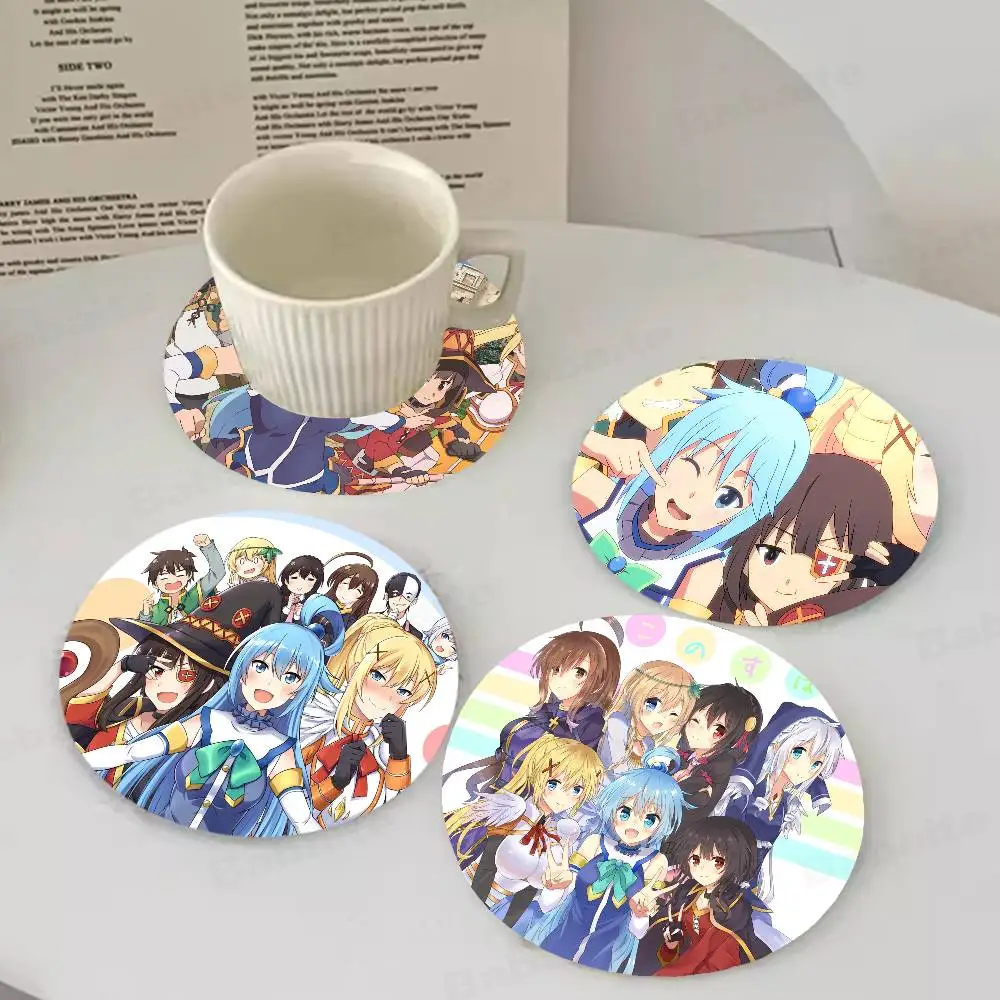 Konosuba Gods Blessing on This Wonderful World Wooden Coaster Heat-Resistant Drink Mats with Non-Slip Base, Perfect Gift Idea
Konosuba Gods Blessing on This Wonderful World Wooden Coaster Heat-Resistant Drink Mats with Non-Slip Base, Perfect Gift Idea