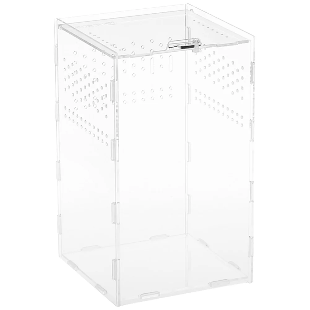 Reptile Feeding Box Lizard Terrarium Clear Plastic Enclosure Tarantula Boxes Spider Kit Transparent Cases Turtle Nest Breeding
Reptile Feeding Box Lizard Terrarium Clear Plastic Enclosure Tarantula Boxes Spider Kit Transparent Cases Turtle Nest Breeding