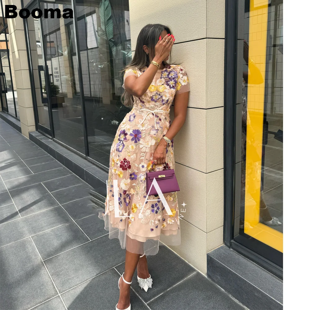 Booma Embroidery Lace A-line Prom Dresses Short Sleeves O Neck Homecoming Party Gowns for Women Tea-Length Evening Dress Outfits
Booma Embroidery Lace A-line Prom Dresses Short Sleeves O Neck Homecoming Party Gowns for Women Tea-Length Evening Dress Outfits