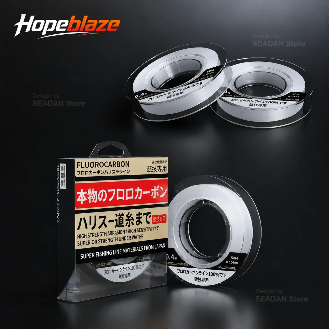 Hopeblaze 100M Fluorocarbon Leader Line 0.4-10# Low Stretch Abrasion Resistant Carbon Line for Lure Saltwater Freshwater Fishing
Hopeblaze 100M Fluorocarbon Leader Line 0.4-10# Low Stretch Abrasion Resistant Carbon Line for Lure Saltwater Freshwater Fishing