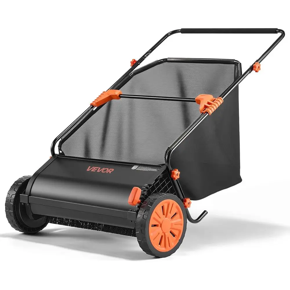 PusLawn Sweeper, 26 in Lea& Grass Collector wit7 cu. t. opper ag, Adjustale ruseigt & Spinning ruses, eavy Duty Yard Sweeper wit
PusLawn Sweeper, 26 in Lea& Grass Collector wit7 cu. t. opper ag, Adjustale ruseigt & Spinning ruses, eavy Duty Yard Sweeper wit