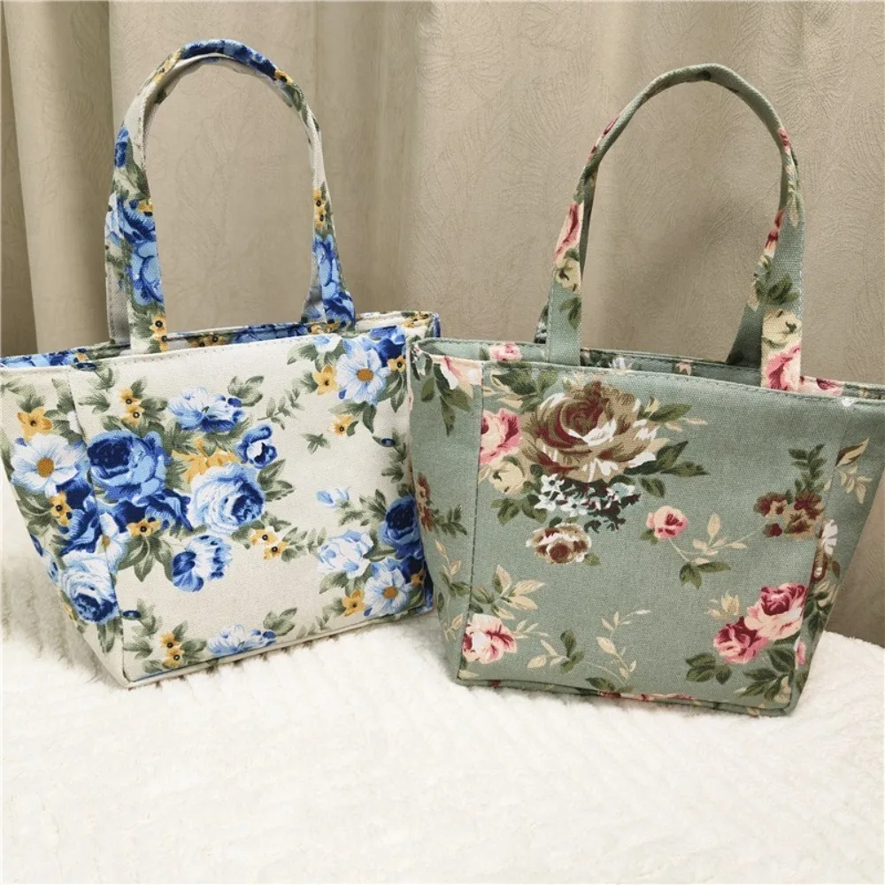 New Fashion Flower Printed Lunch Bag Canvas Portable Canvas Bag Large Capacity Zipper Mom's Bag Women
New Fashion Flower Printed Lunch Bag Canvas Portable Canvas Bag Large Capacity Zipper Mom's Bag Women