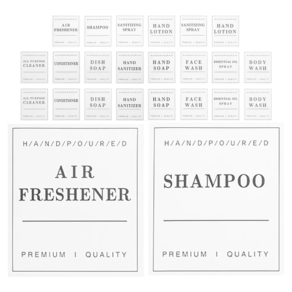 2Sets Waterproof Bathroom Labels Minimalist Design Oilproof Stickers for Soap Dispensers Shampoo Bottles Hand Lotion Organizing
2Sets Waterproof Bathroom Labels Minimalist Design Oilproof Stickers for Soap Dispensers Shampoo Bottles Hand Lotion Organizing