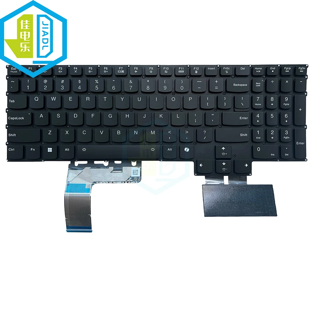 Клавиатура США с RGB-подсветкой и печатной платой для Lenovo Legion Slim 5-16IRH8 5-16APH8 LOQ 15ARP9 15AHP9 15IAX9 15IAX9 15IRX9 с клавишами AI 
Клавиатура США с RGB-подсветкой и печатной платой для Lenovo Legion Slim 5-16IRH8 5-16APH8 LOQ 15ARP9 15AHP9 15IAX9 15IAX9 15IRX9 с клавишами AI