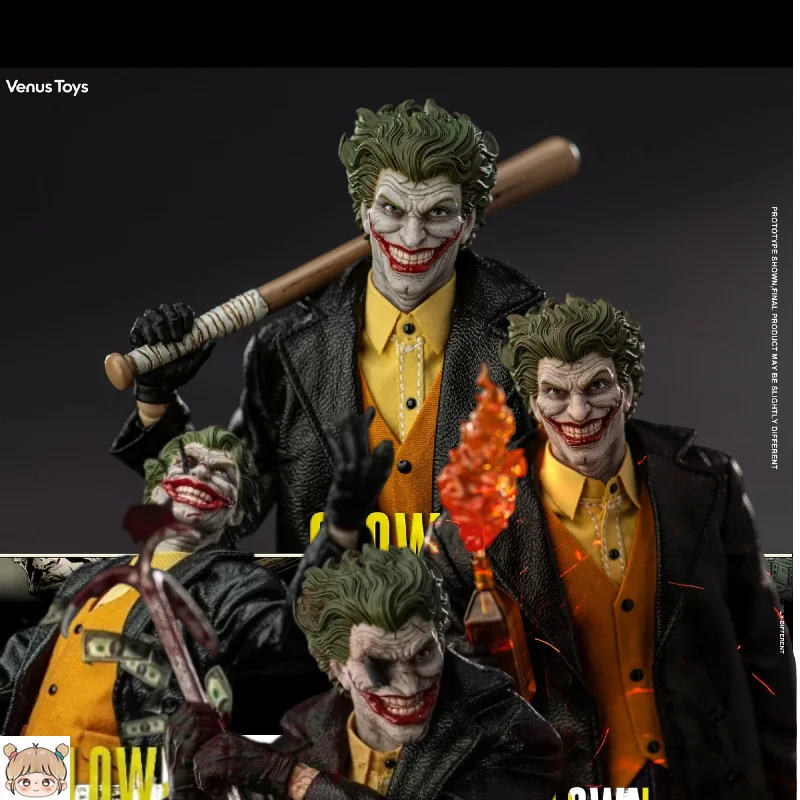 Discounts on Pre-orders Coming Soon Venus Toys VET002 1/12 Clown Prince of Crime Articulated Soldier Doll Special Toys Gifts
Discounts on Pre-orders Coming Soon Venus Toys VET002 1/12 Clown Prince of Crime Articulated Soldier Doll Special Toys Gifts