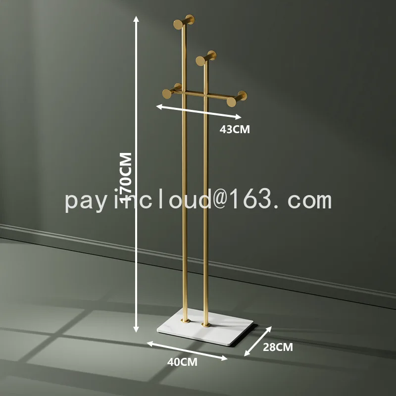Light Luxury and Simple Clothes Racks Bedroom Household Floor Hangers Coat Hangers Wrought Iron Clothing Rack
Light Luxury and Simple Clothes Racks Bedroom Household Floor Hangers Coat Hangers Wrought Iron Clothing Rack