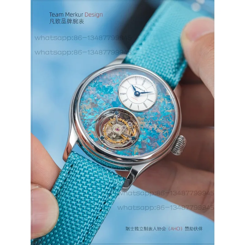 Dress light luxury business hollow tourbillon hand roll mechanical watch male 42mm
Dress light luxury business hollow tourbillon hand roll mechanical watch male 42mm