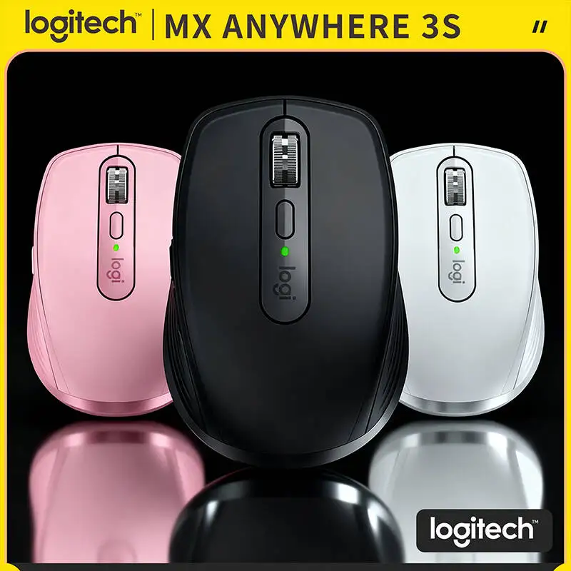 Logitech MX Anywhere 3S Productivity Mouse - 8000 DPI Glass Tracking, Hyper-Scroll, Silent Click, Multi-OS for Studio Work
Logitech MX Anywhere 3S Productivity Mouse - 8000 DPI Glass Tracking, Hyper-Scroll, Silent Click, Multi-OS for Studio Work