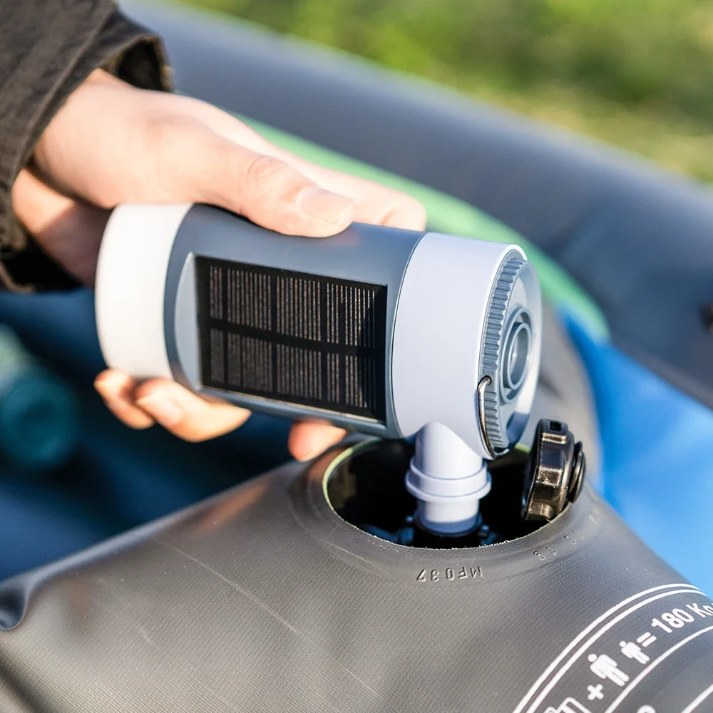 Solar Outdoor Camping Inflatablew Air Pump With Power Bank, BBQ Air Blower
Solar Outdoor Camping Inflatablew Air Pump With Power Bank, BBQ Air Blower