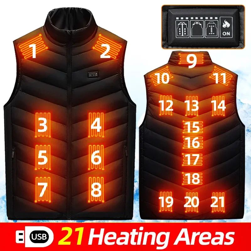 Womens Heated Vest For Men Usb Rechargeable Electric Heated Jacket Self Heating Vest Hunting Warming Clothing 21 Areas Heated
Womens Heated Vest For Men Usb Rechargeable Electric Heated Jacket Self Heating Vest Hunting Warming Clothing 21 Areas Heated