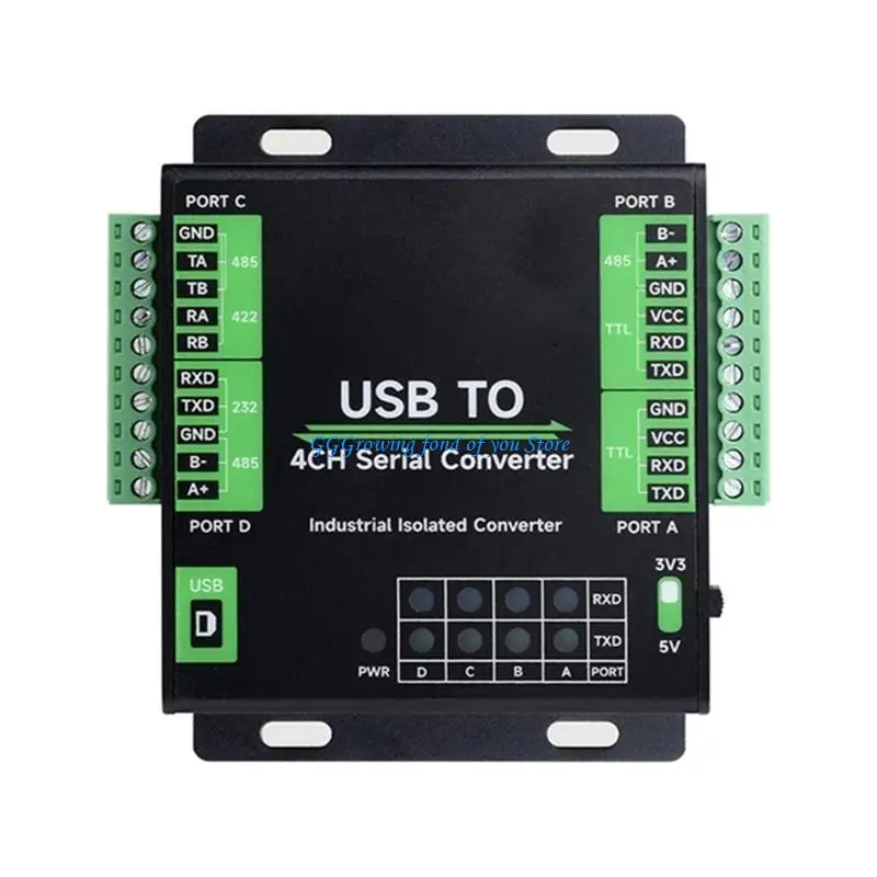 H9EB USB to RS232/485/422/TTL Converter Industrial Isolation Industrial
H9EB USB to RS232/485/422/TTL Converter Industrial Isolation Industrial