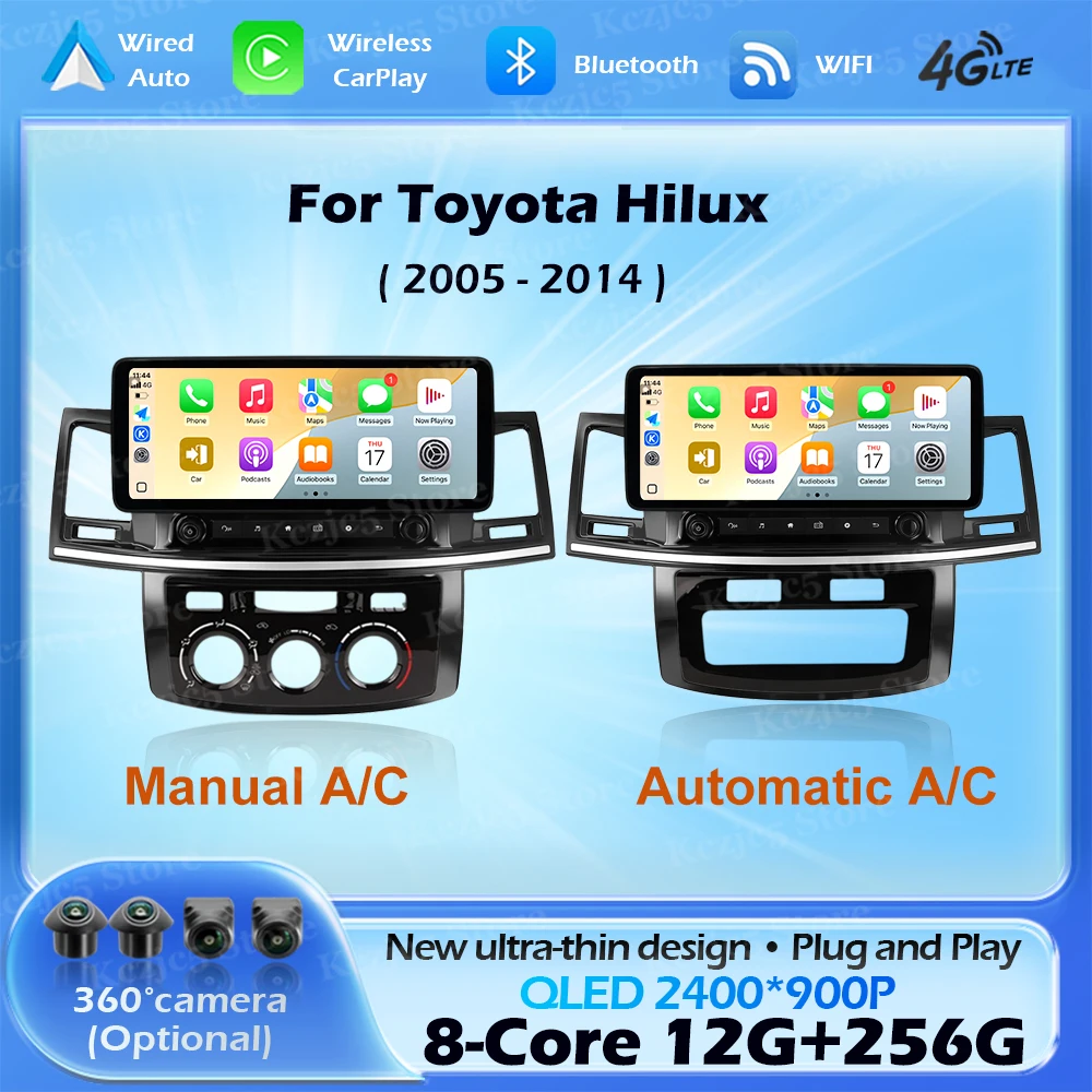 Android 16 For Toyota Hilux 2005-2014 Car Radio Multimedia DSP Stereo Wireless CarPlay 4G WIFI Navigation GPS QLED 2400*900P BT
Android 16 For Toyota Hilux 2005-2014 Car Radio Multimedia DSP Stereo Wireless CarPlay 4G WIFI Navigation GPS QLED 2400*900P BT