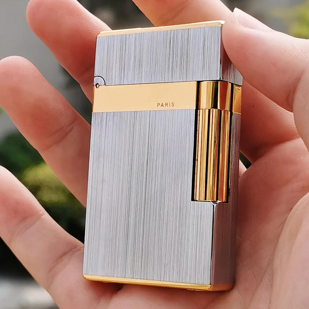 Classic Paris Cigarette Lighter Metal Inflatable Open Flame Side Slip Ignition Cigar Lighter Smoking Accessories Men's Gift
Classic Paris Cigarette Lighter Metal Inflatable Open Flame Side Slip Ignition Cigar Lighter Smoking Accessories Men's Gift