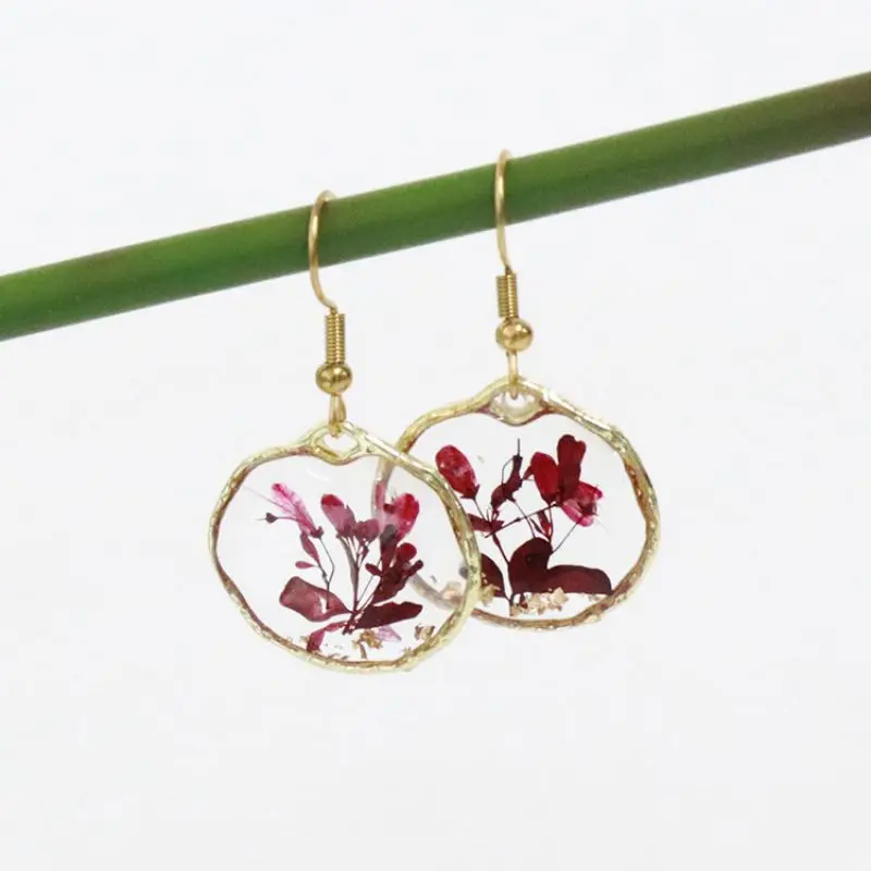 2024 Creative Pressed Flower Earrings Elegant Natural Flower Statement Earring Handmaking Epoxy Resin Flower Jewelry Wholesale
2024 Creative Pressed Flower Earrings Elegant Natural Flower Statement Earring Handmaking Epoxy Resin Flower Jewelry Wholesale