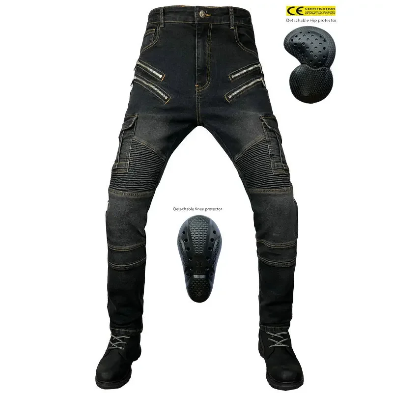 New Motorcycle Jeans Men's Motorcycle All-season Anti-fall Pants Motorcycle Riding Casual Racing Pants
New Motorcycle Jeans Men's Motorcycle All-season Anti-fall Pants Motorcycle Riding Casual Racing Pants