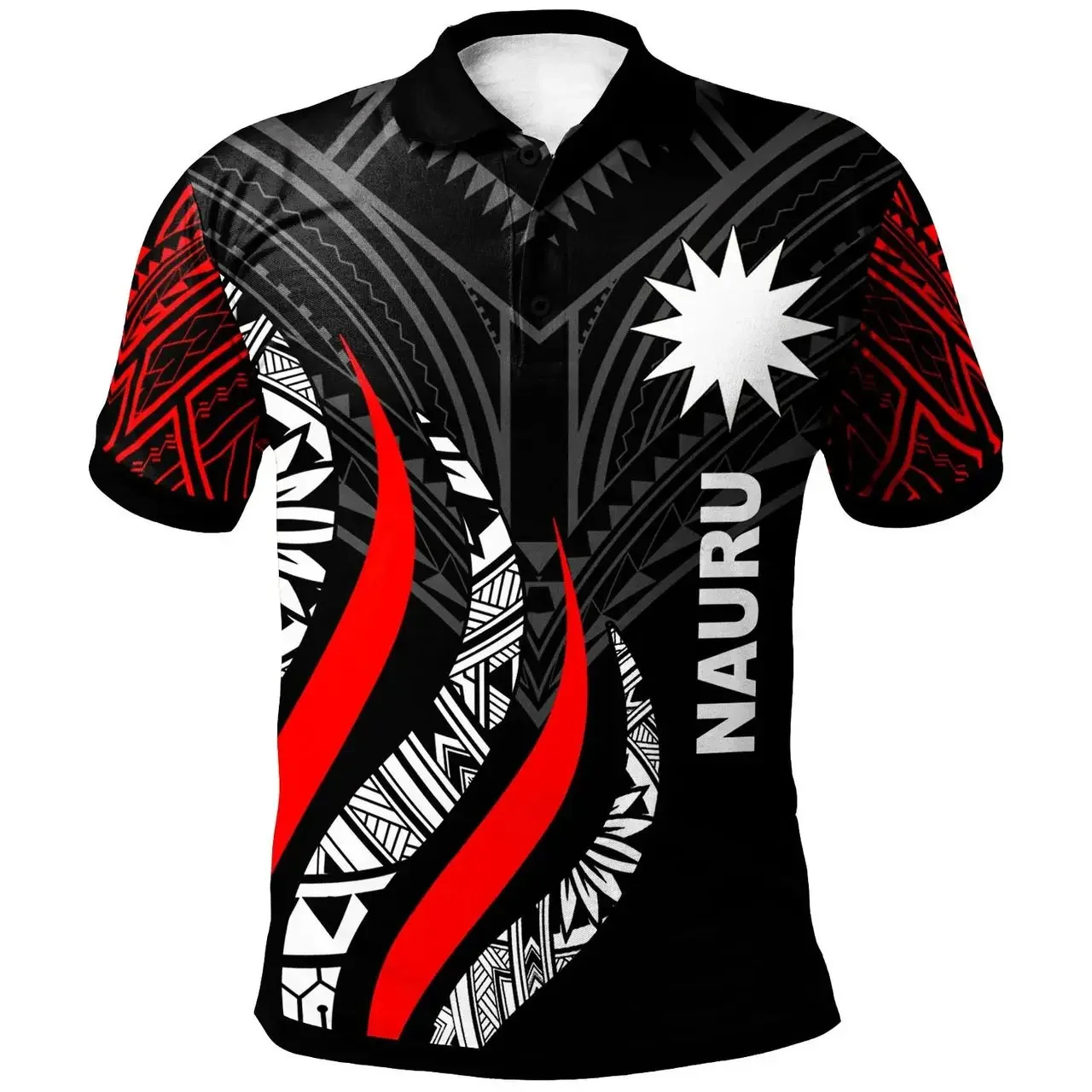Nauru Flag & Coat of Arms Customized Polo Shirts Summer Casual Streetwear Men's Fashion Loose Jersey Plus Size Sportswear
Nauru Flag & Coat of Arms Customized Polo Shirts Summer Casual Streetwear Men's Fashion Loose Jersey Plus Size Sportswear