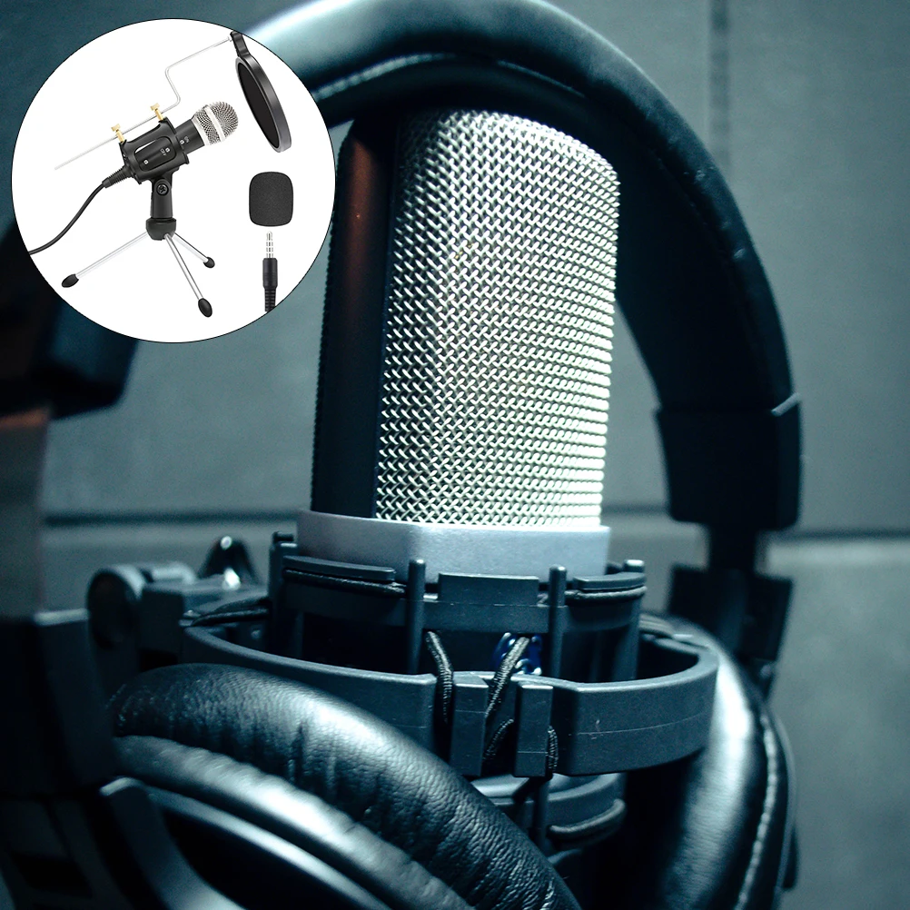 1 set Capacitive Microphone Stand Set ABS Material Live Broadcast USB Computer Online Class Karaoke Recording
1 set Capacitive Microphone Stand Set ABS Material Live Broadcast USB Computer Online Class Karaoke Recording