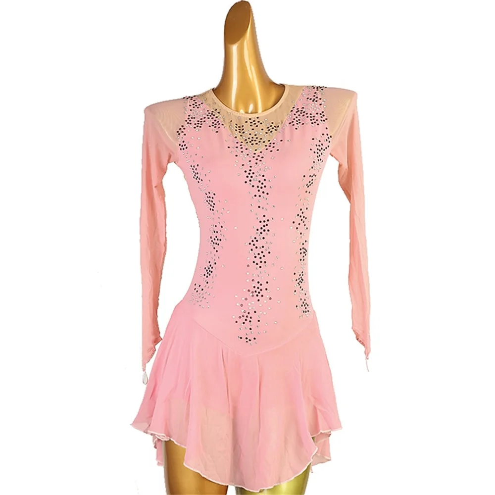 Figure Skating Dress For Girls Women Ice Skating Costume Competition Performance Stretch Fabric Rhinestones Elegant Custom Size
Figure Skating Dress For Girls Women Ice Skating Costume Competition Performance Stretch Fabric Rhinestones Elegant Custom Size