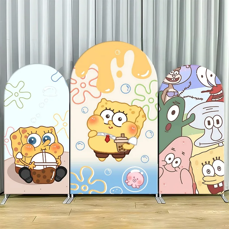 SpongeBob Cartoon Character Arch Backdrop Cover Party Decoration Single Layer Elastic Fabric Background Celebration Decor
SpongeBob Cartoon Character Arch Backdrop Cover Party Decoration Single Layer Elastic Fabric Background Celebration Decor