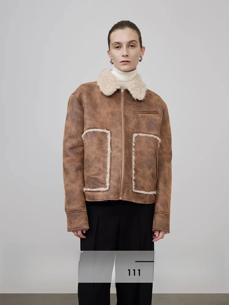 Unspoken Barn Sle Suede Fce Lined ort Jaet Winter Thiened Design Sense Coat Jaet Women's Faion Outerwear
Unspoken Barn Sle Suede Fce Lined ort Jaet Winter Thiened Design Sense Coat Jaet Women's Faion Outerwear