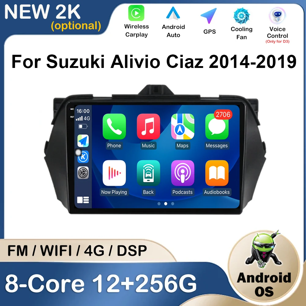 Car Multimedia Video Player 9 inch For Suzuki Alivio Ciaz 2014 - 2019 GPS Navigation Android OS Autoradio BT WiFi HD Screen 4G
Car Multimedia Video Player 9 inch For Suzuki Alivio Ciaz 2014 - 2019 GPS Navigation Android OS Autoradio BT WiFi HD Screen 4G
