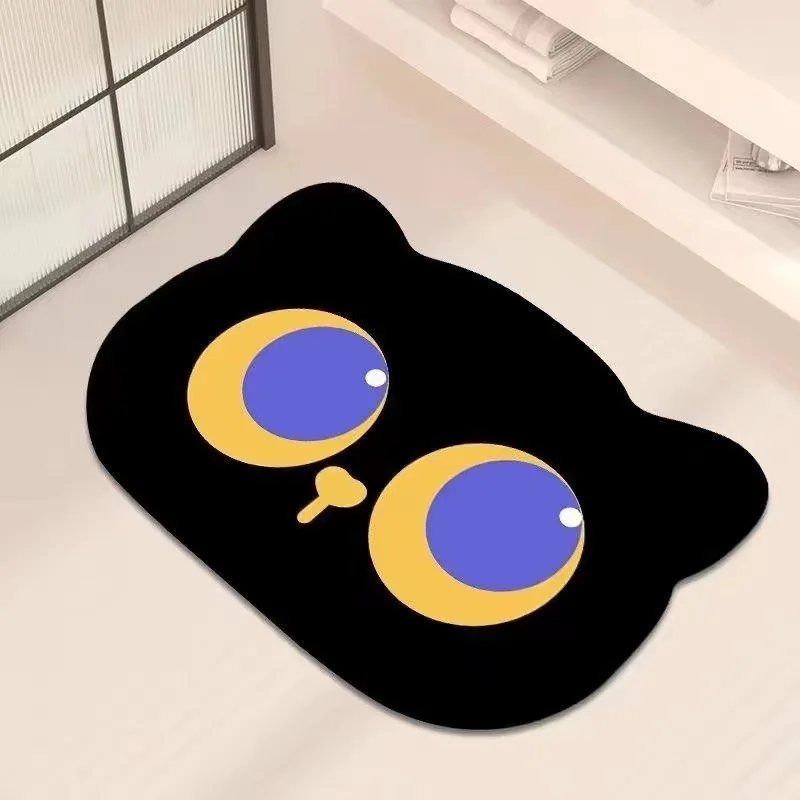 VIKAMA Cute Cat Print Diatomaceous Earth Bathroom Rug Non Slip Quick Dry Stain Resistant Easy Clean Bath Floor Mat
VIKAMA Cute Cat Print Diatomaceous Earth Bathroom Rug Non Slip Quick Dry Stain Resistant Easy Clean Bath Floor Mat