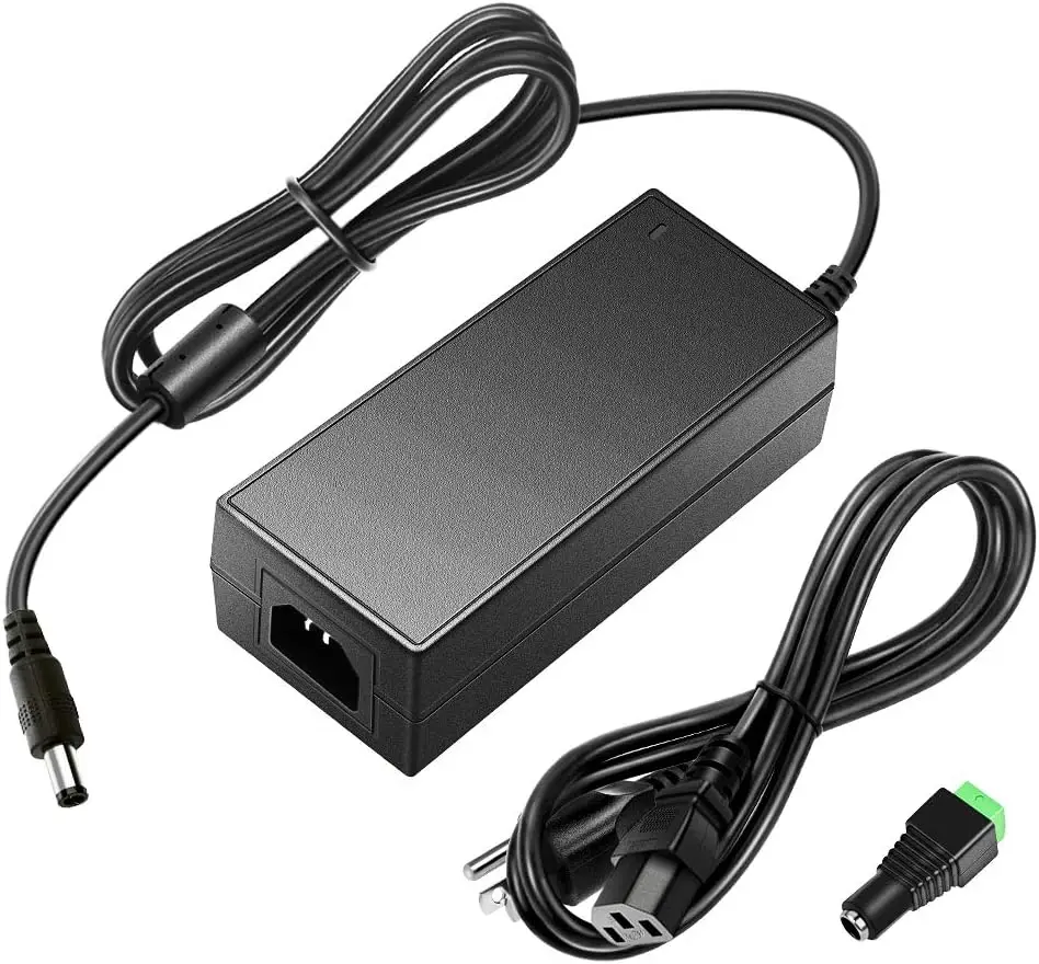 24V 3A DC Power Supply Adapter, AC 100-240V to 24V 72W Converter with 5.5x2.5mm Plug for LED Strip, 3D Printer, CCTV, LCD Monitor
24V 3A DC Power Supply Adapter, AC 100-240V to 24V 72W Converter with 5.5x2.5mm Plug for LED Strip, 3D Printer, CCTV, LCD Monitor