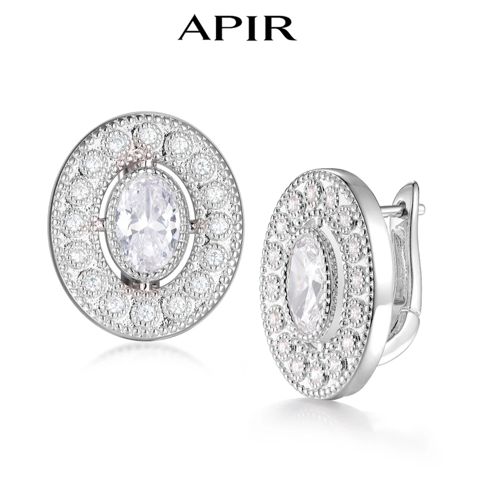 APIR 3.98 ct Oval cut Mossanite Clip Earrings for Women 925 Sterling Silver Retro European Court Style Earrings Banquet Jewelry
APIR 3.98 ct Oval cut Mossanite Clip Earrings for Women 925 Sterling Silver Retro European Court Style Earrings Banquet Jewelry