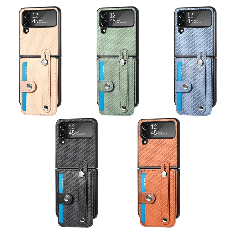 Fashion Wallet Card Flip Phone Cover For Samsung Galaxy Z Flip 5 4 3 2 Shockproof Anti-Drop Wrist Strap Folding Phone Case
Fashion Wallet Card Flip Phone Cover For Samsung Galaxy Z Flip 5 4 3 2 Shockproof Anti-Drop Wrist Strap Folding Phone Case