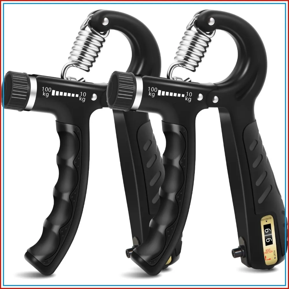 Adjustable Hand Gripper 22-220Lbs, Forearm Strengthener for Muscle Building & Injury Recovery
Adjustable Hand Gripper 22-220Lbs, Forearm Strengthener for Muscle Building & Injury Recovery