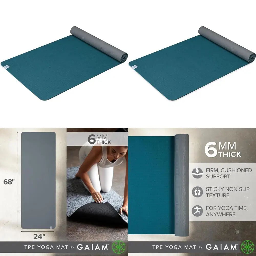 High-Performance TPE Yoga Mat for Various Yoga, Pilates, and Floor Workouts
High-Performance TPE Yoga Mat for Various Yoga, Pilates, and Floor Workouts