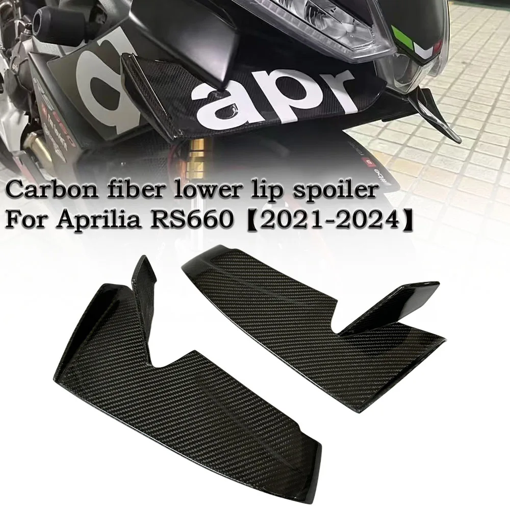 Motorcycle accessories Fairing small wing pneumatic wing kit Spoiler for Aprilia RS660 RS660 2021-2024 carbon fiber
Motorcycle accessories Fairing small wing pneumatic wing kit Spoiler for Aprilia RS660 RS660 2021-2024 carbon fiber