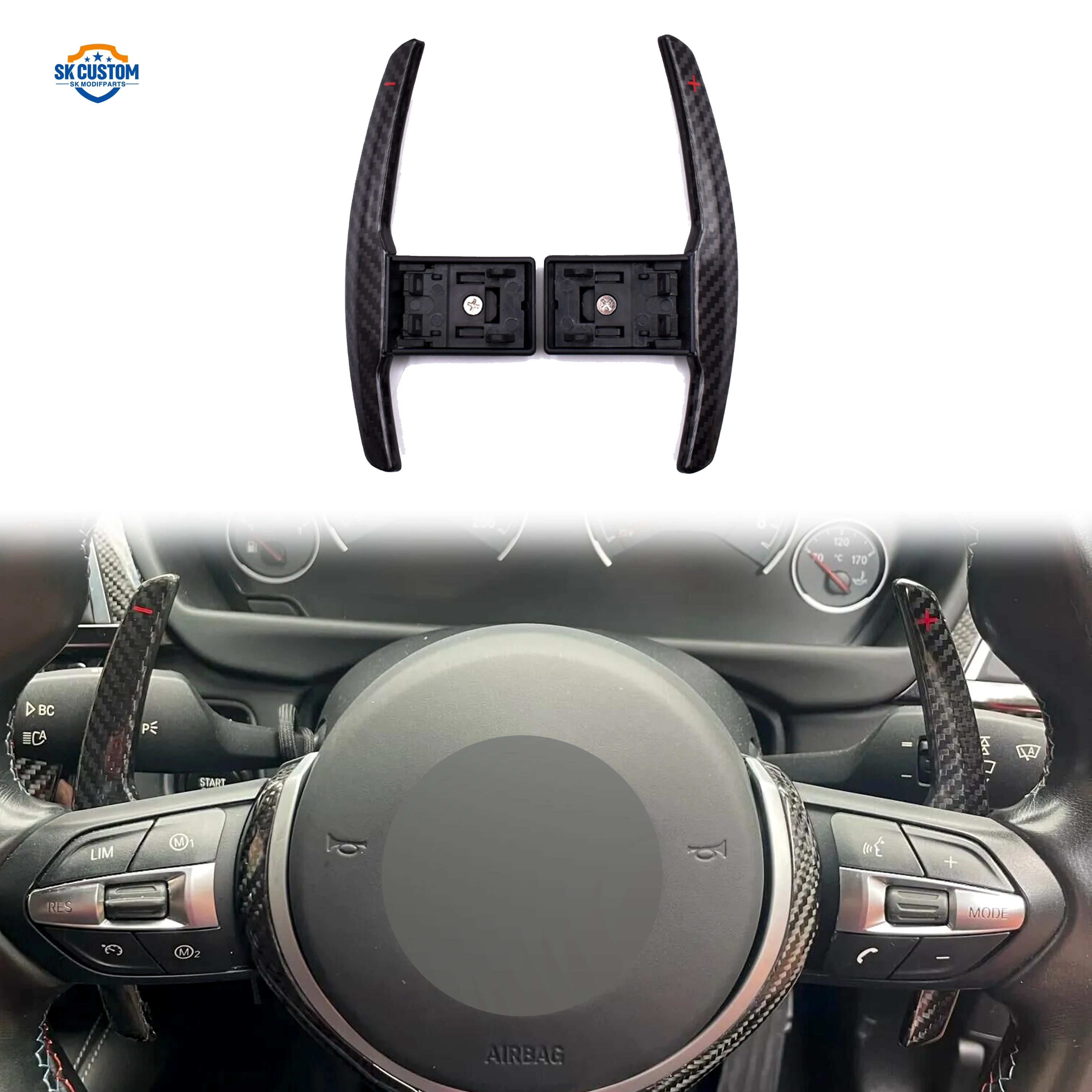 Carbon Fiber Steering Wheel Paddle Shift for BMW F10 F20 F30 F32 F80 F87 M2 M3 M4 F90 M5 Steering Wheel Shift Paddles Extended
Carbon Fiber Steering Wheel Paddle Shift for BMW F10 F20 F30 F32 F80 F87 M2 M3 M4 F90 M5 Steering Wheel Shift Paddles Extended