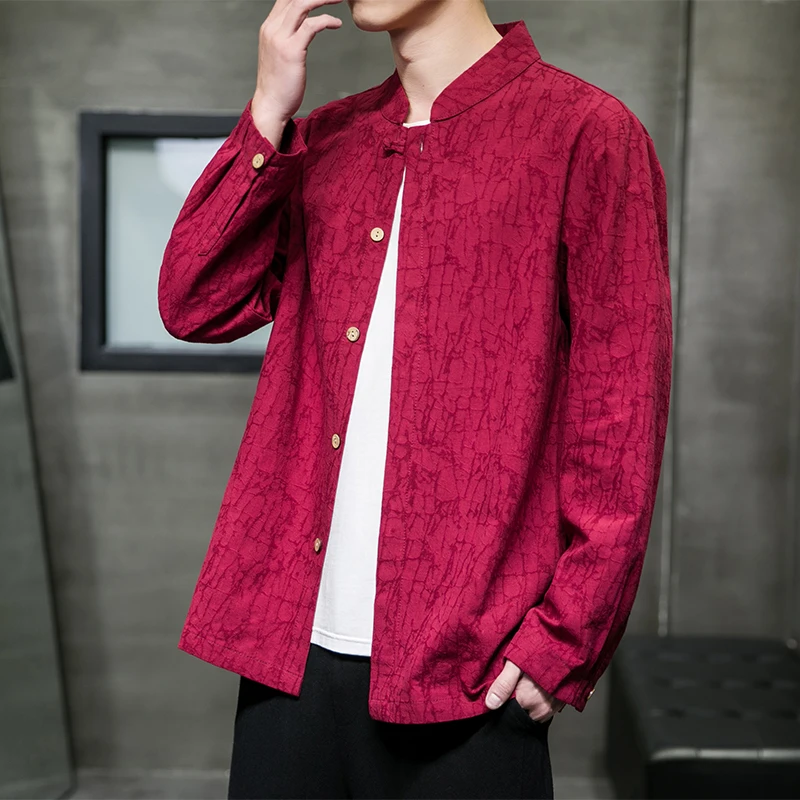 Жаккардовые рубашки, мужские повседневные блузки, дзен-медитация, кунг-фу, тай-чи Тан, костюм, мужские рубашки в китайском стиле, традиционные хлопковые рубашки в стиле ретро 
Жаккардовые рубашки, мужские повседневные блузки, дзен-медитация, кунг-фу, тай-чи Тан, костюм, мужские рубашки в китайском стиле, традиционные хлопковые рубашки в стиле ретро