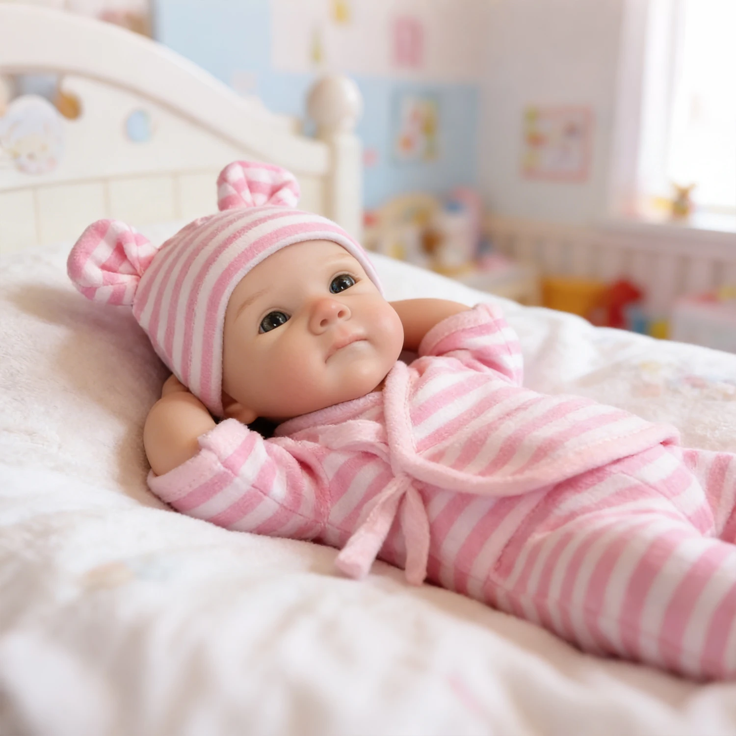Кукла Premie Baby Doll, 12 дюймов, мягкая, эластичная, из цельного платинового силикона, реалистичная, ручной работы, высокого качества, коллекционная, NPK
Кукла Premie Baby Doll, 12 дюймов, мягкая, эластичная, из цельного платинового силикона, реалистичная, ручной работы, высокого качества, коллекционная, NPK